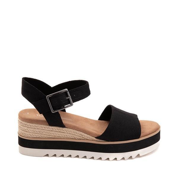 Toms Womens Diana Textile Platform Rope Wedge Sandals Product Image