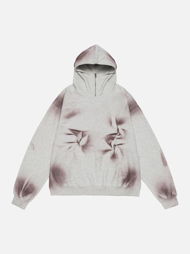 Aelfric Eden Dirt Color Dip-Dyed Hoodie Product Image