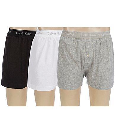 Calvin Klein Underwear Cotton Classics Multipack Pack Knit Boxer Men's Underwear Product Image