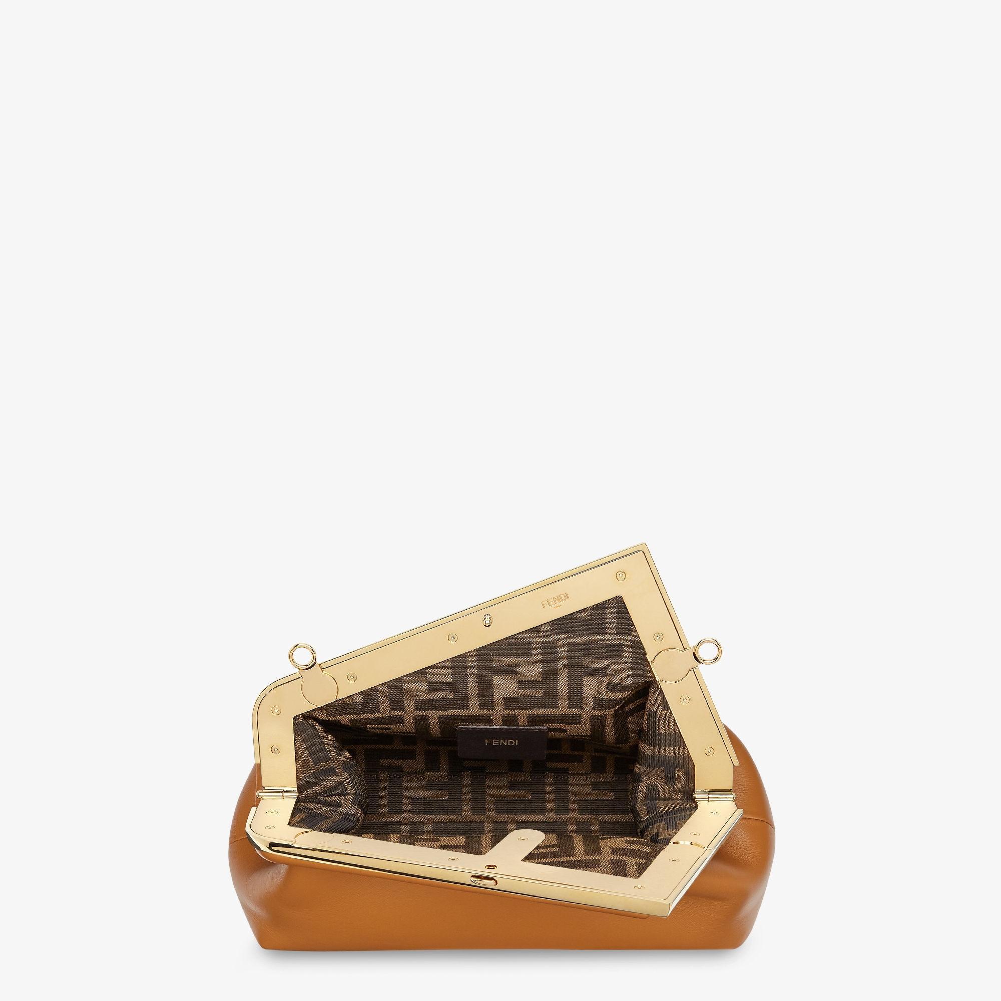 Fendi First SmallBrown leather bag Product Image