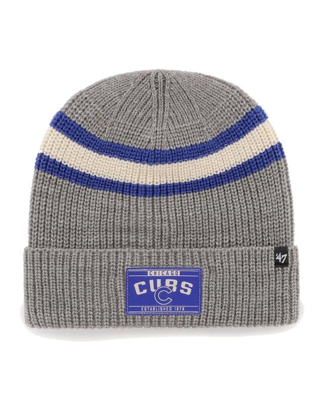 Mens 47 Graphite Chicago Cubs PenobscotCuffed Knit Hat Product Image