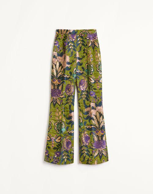 PANTS IN APRES L'HIVER JACQUARD FLOREALE LUREX  product image