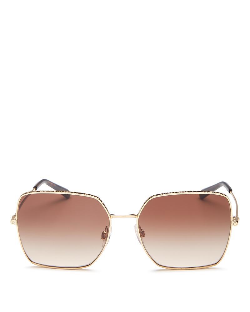 Dolce & Gabbana 57mm Gradient Square Sunglasses Product Image