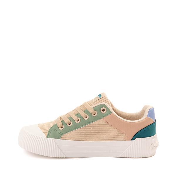 Womens Rocket Dog Cheery Corduroy Platform Sneaker - Natural / Color-Block Product Image