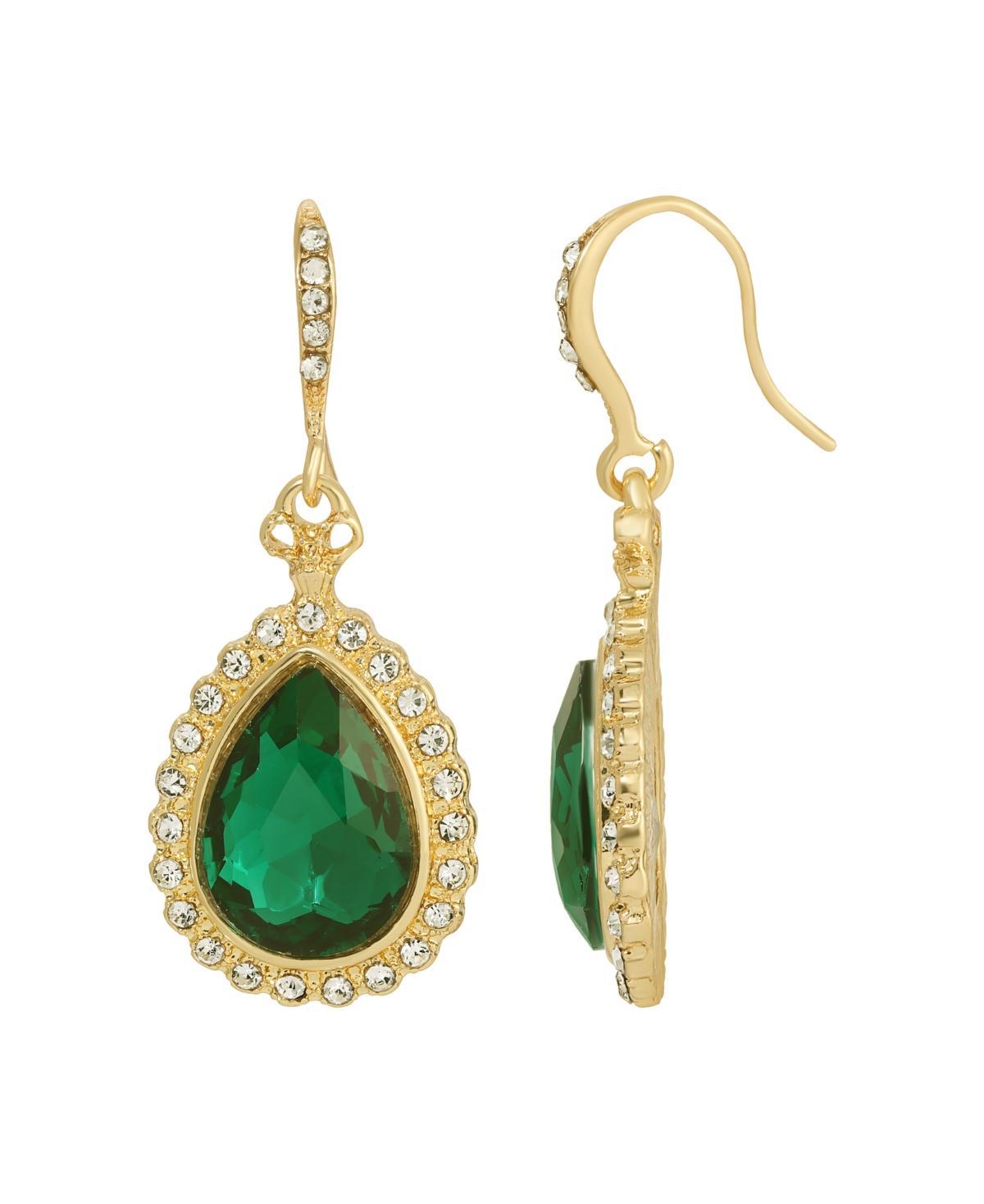 2028 Gold-Tone Teardrop Earrings Product Image