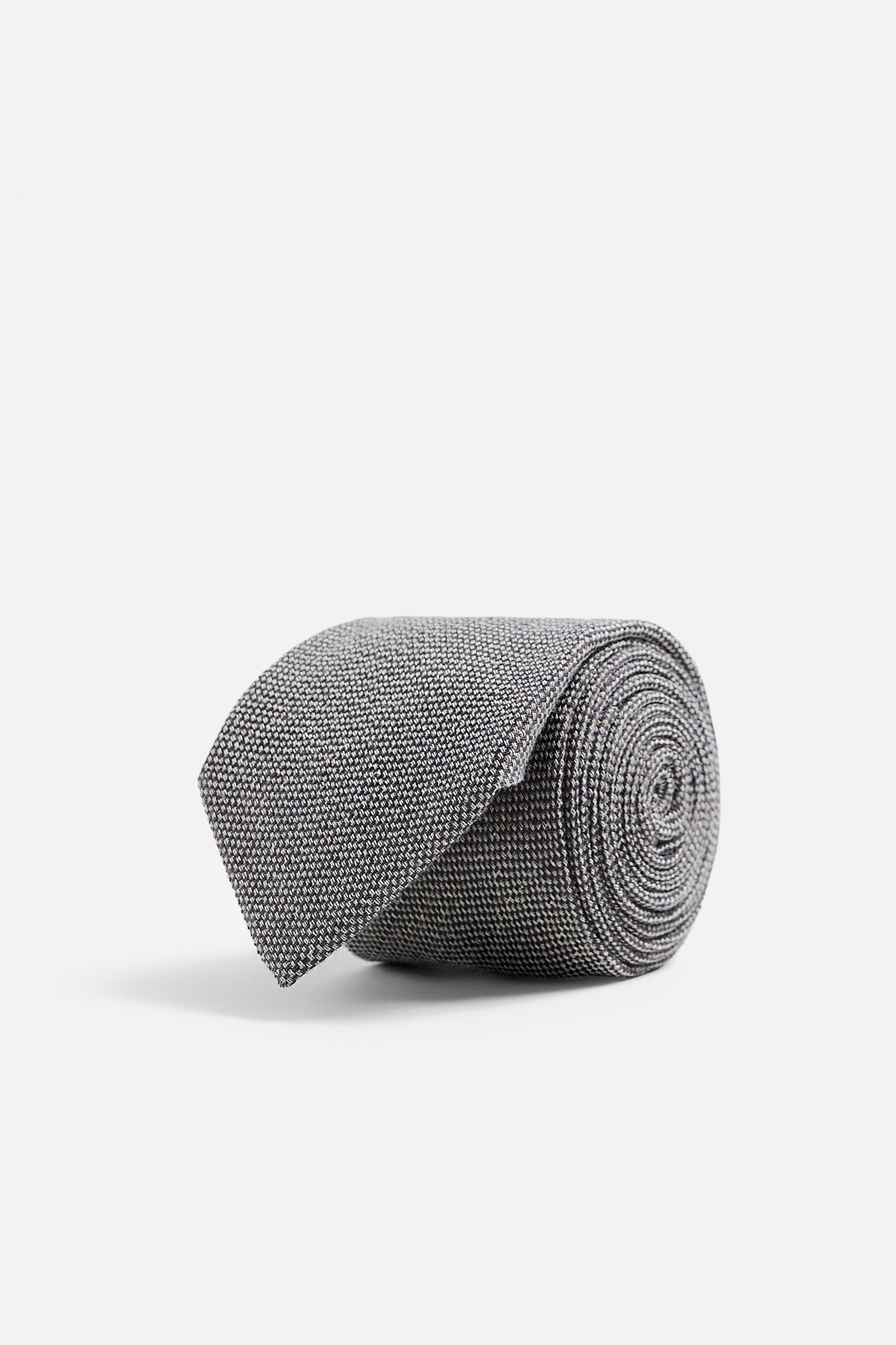 TEXTURED COTTON - LINEN TIE Product Image