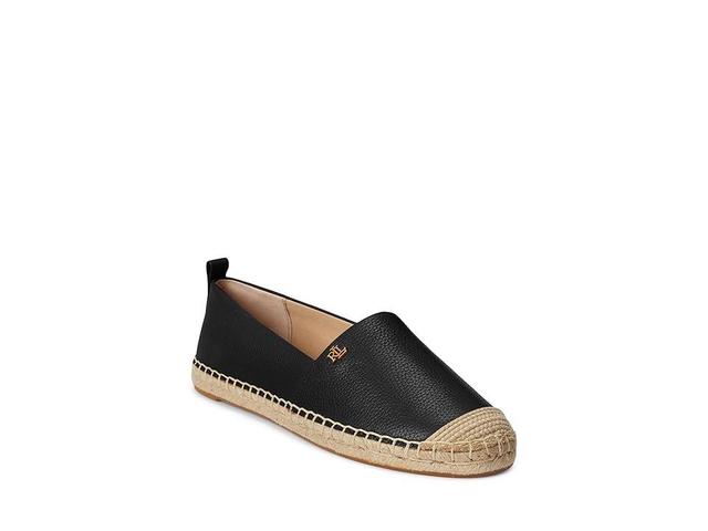 Lauren Ralph Lauren Cameryn Leather Espadrille Flats Product Image