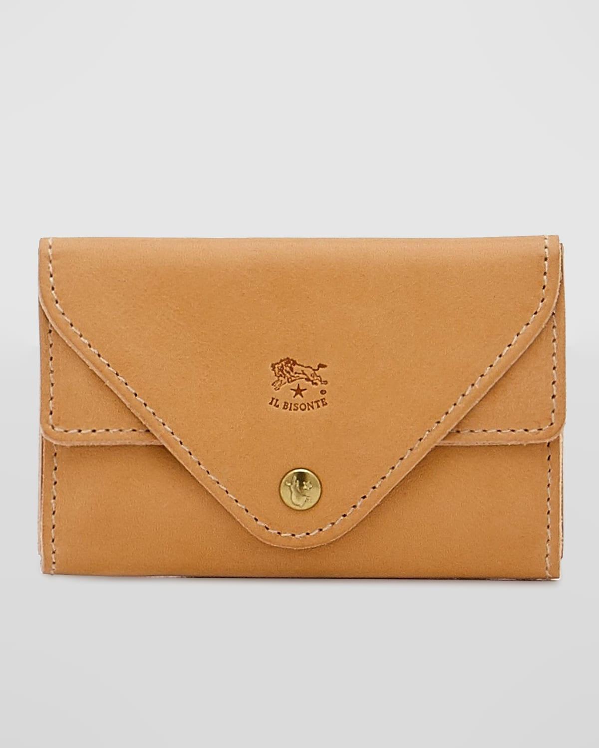 Womens Uffizi Leather Envelope Card Case Product Image