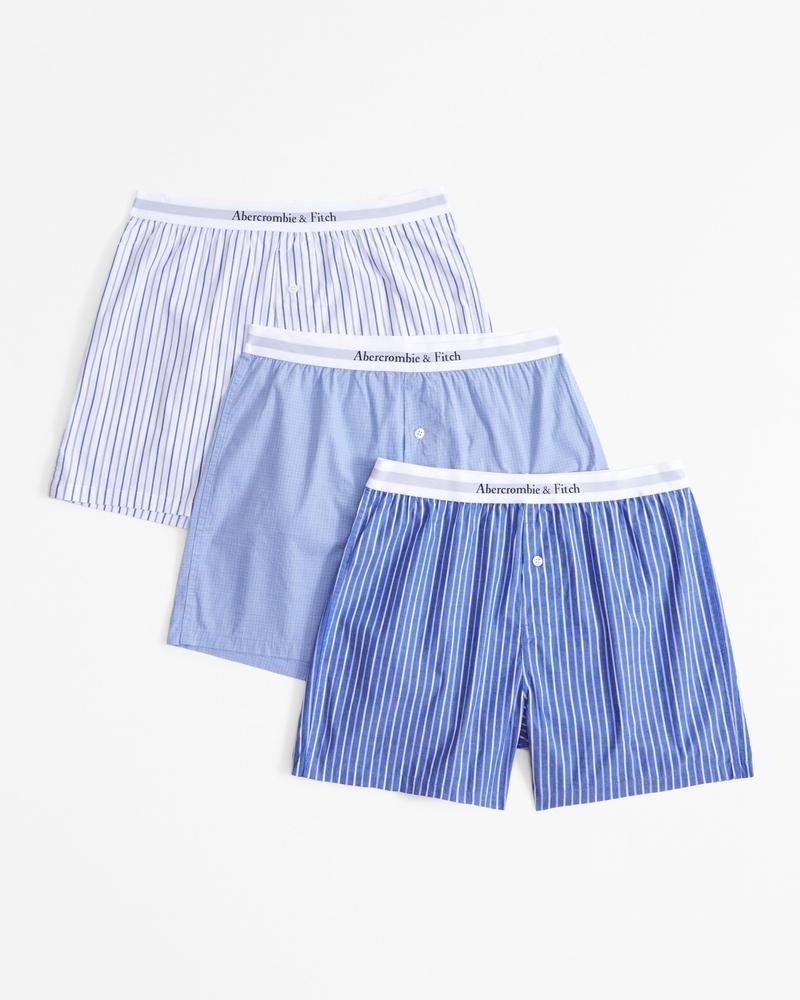 3-Pack Woven Logo Boxers Product Image