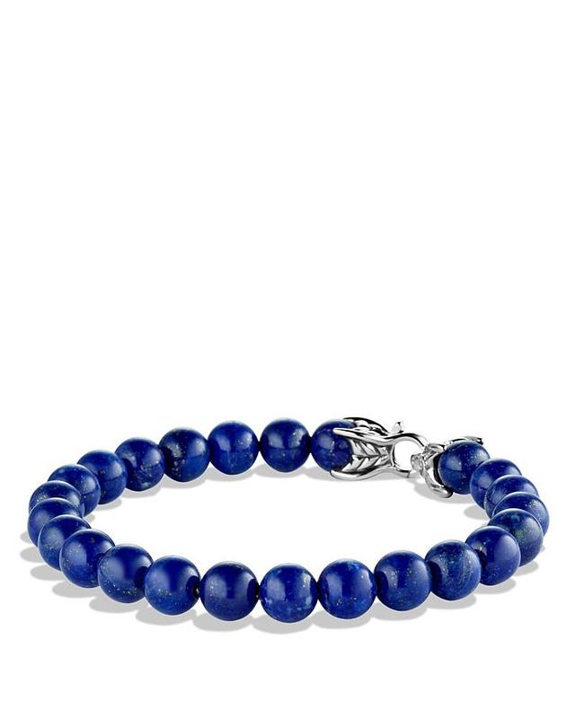 David Yurman Mens Spiritual Beads Bracelet with Lapis Lazuli, 8mm Product Image