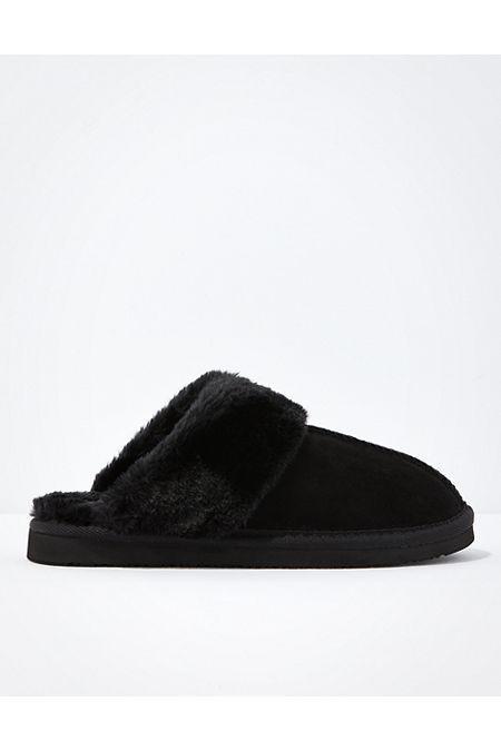 Minnetonka Womens Chesney Scuff Slipper Women's Black 8 Product Image