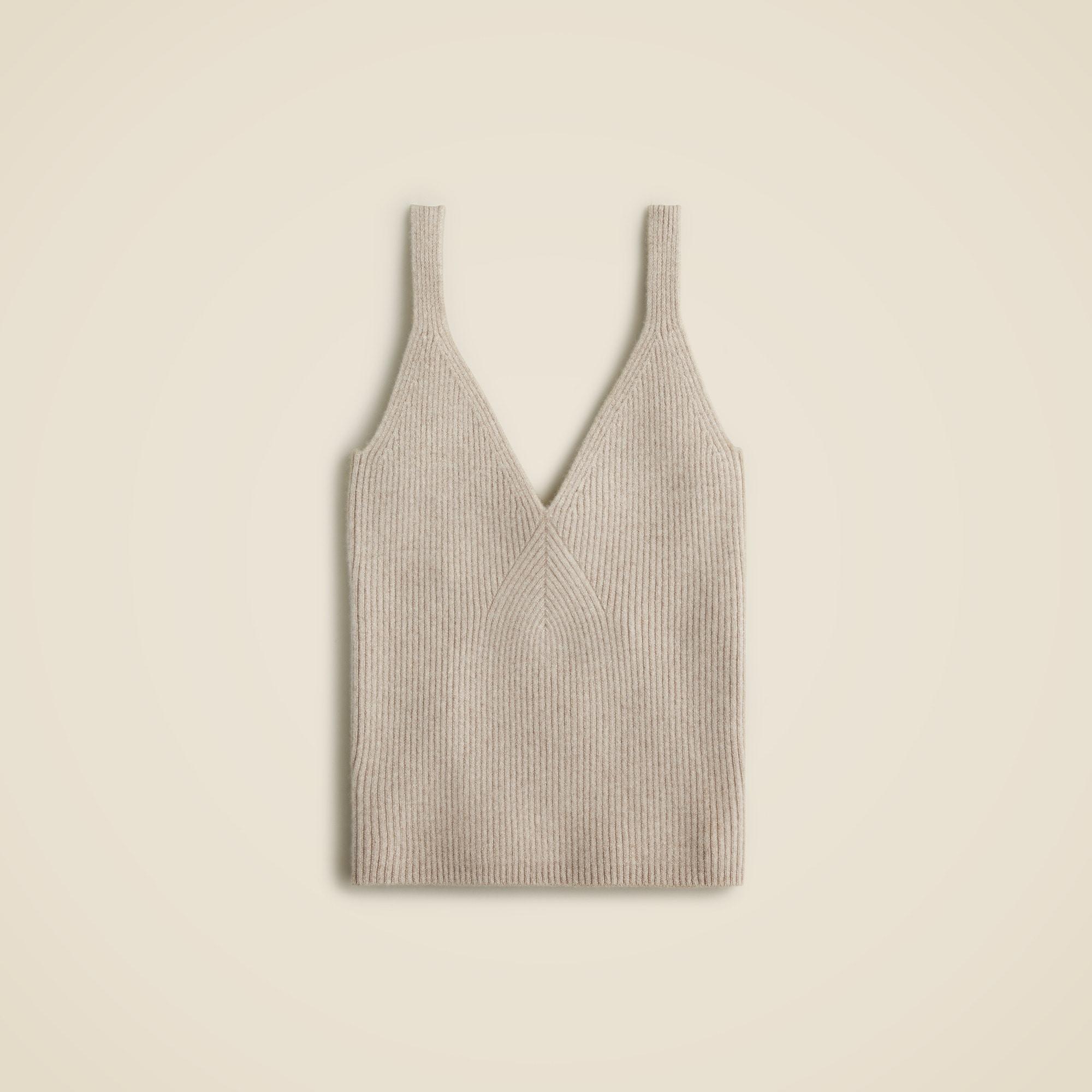 Cashmere-blend sweater-tank Product Image