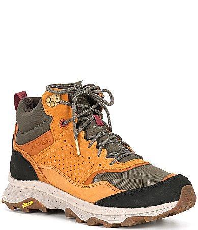 Merrell Mens Speed Solo Mid Waterproof Suede Boots Product Image