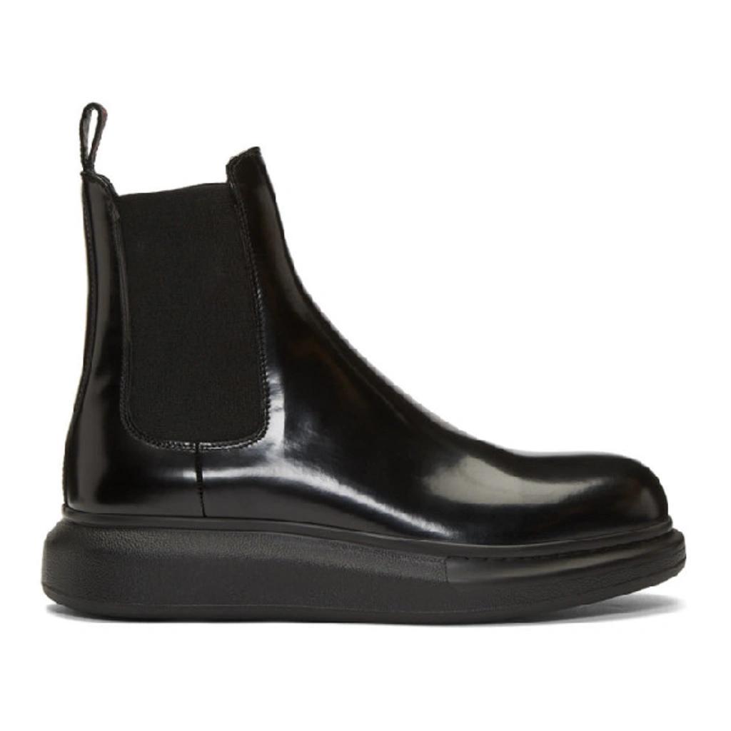 Black Hybrid Chelsea Boots Product Image