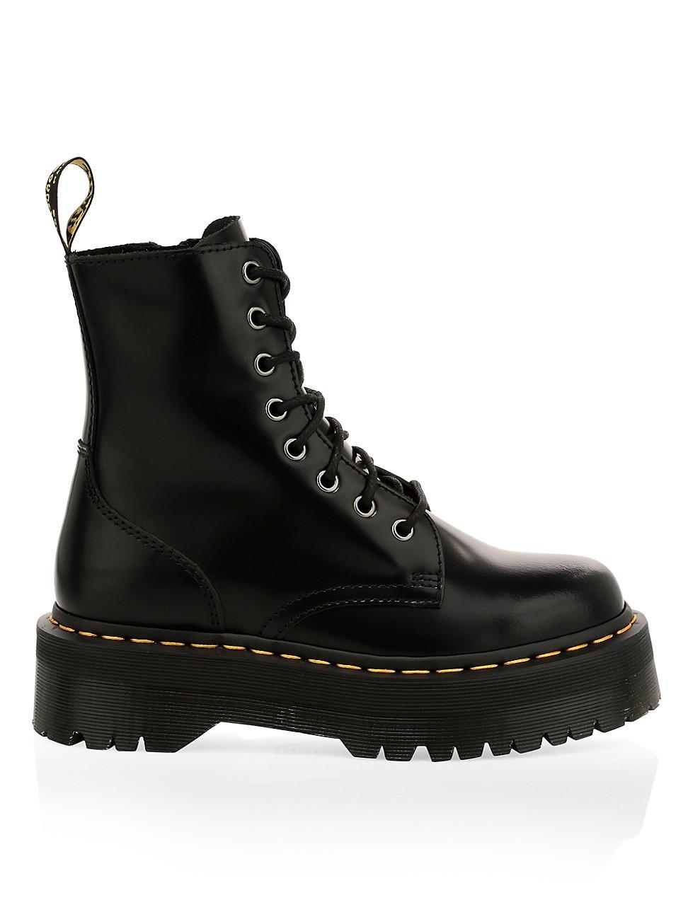 Jadon Leather Combat Boots Product Image