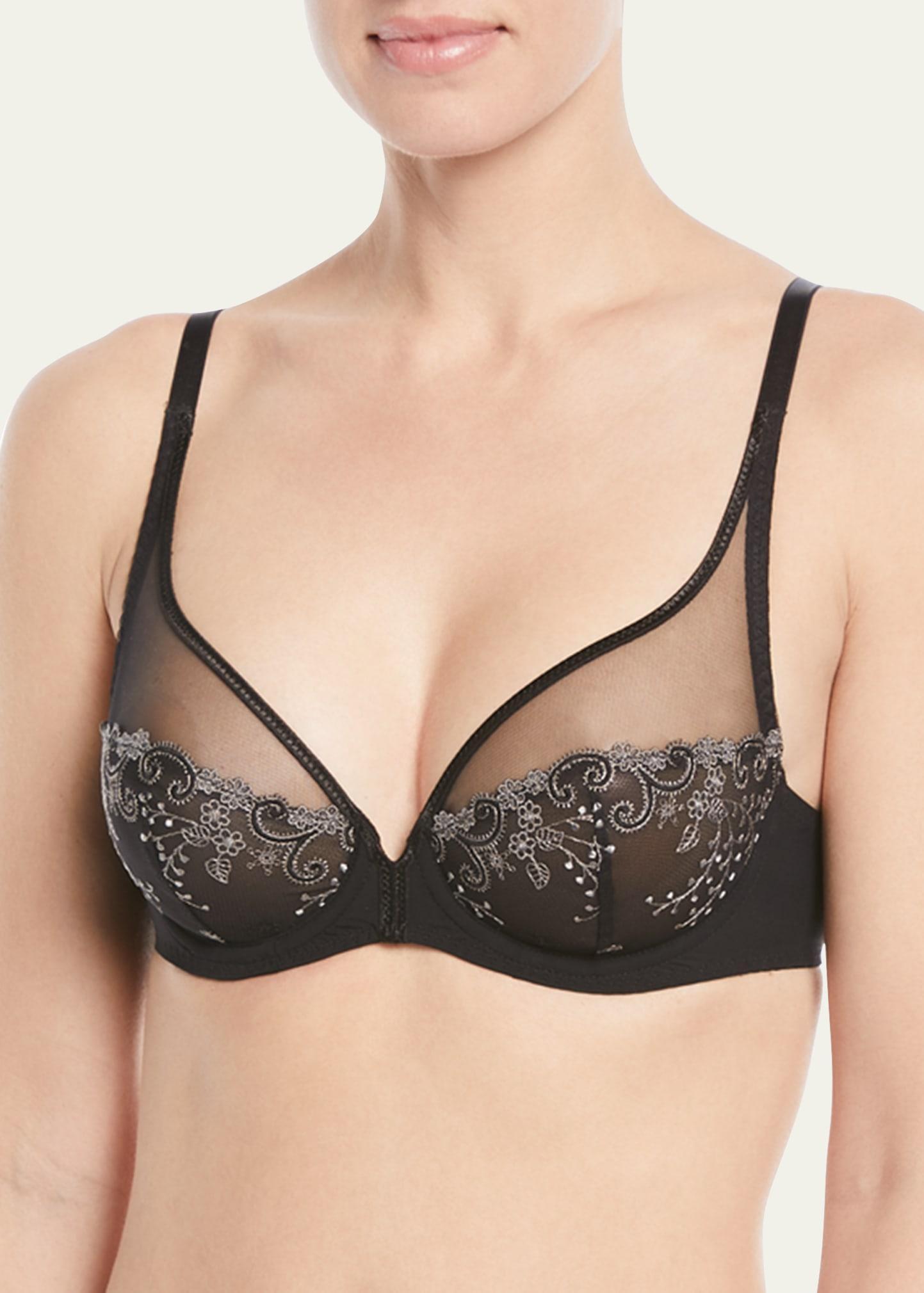 Simone Perele Delice Sheer Underwire Plunge Bra Product Image