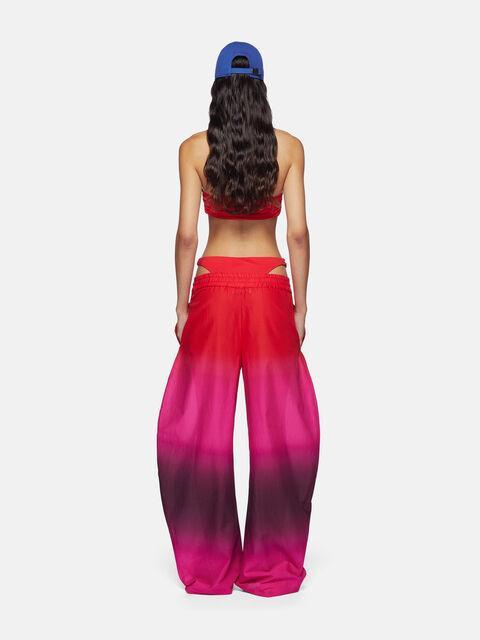 Red, fuchsia and wine long pants Product Image