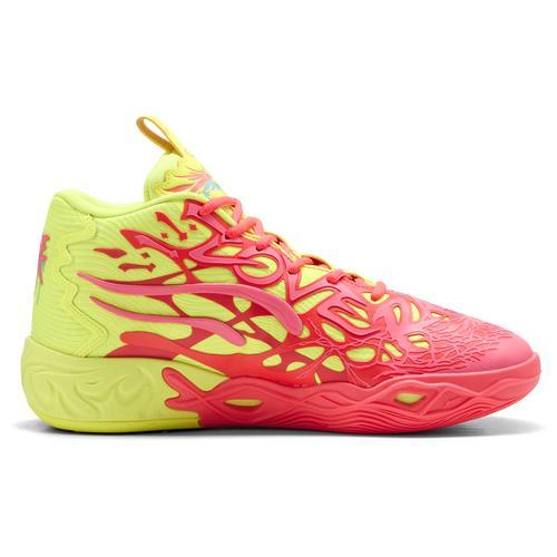 PUMA Mens Lamelo Ball PUMA x Lamelo Ball MB.04 1Love - Mens Basketball Shoes Yellow Alert/Pink Alert Product Image