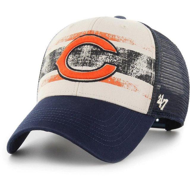 Mens 47 Cream Chicago Bears Breakout MVP Trucker Adjustable Hat Product Image