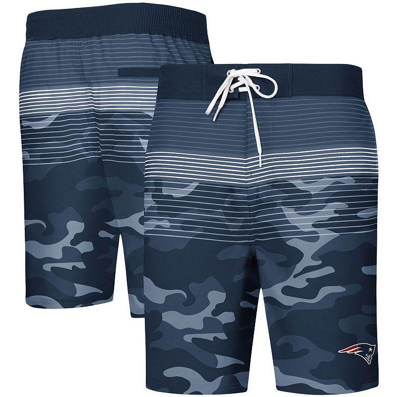 Mens G-III Sports by Carl Banks New England Patriots Wave Swim Trunks Blue Product Image