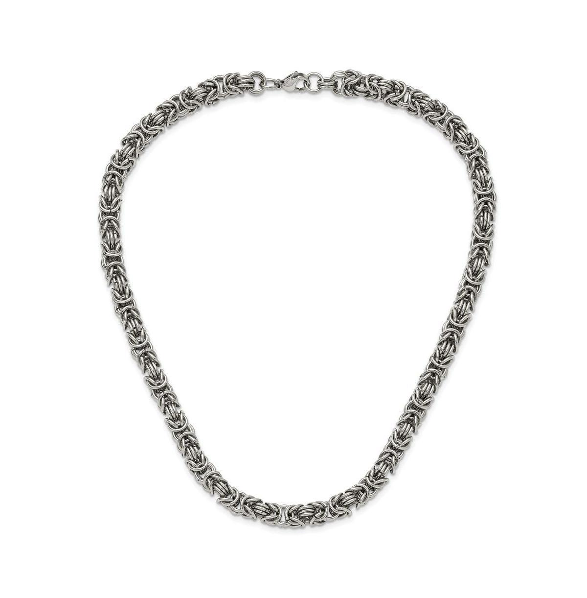 Chisel Stainless Steel Polished 22 inch Fancy Link Necklace Product Image