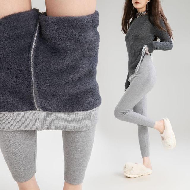 Fleece Lined Plain Leggings Product Image