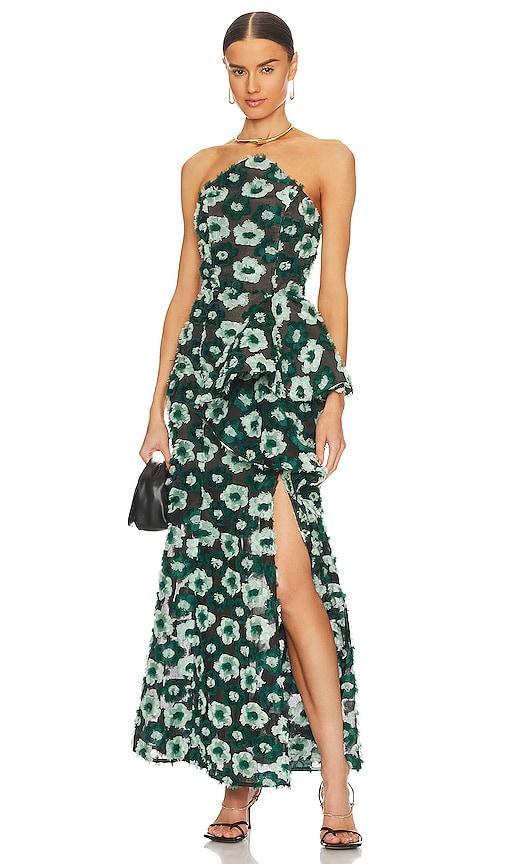 ELLIATT Georgina Maxi Dress in Green. - size XS (also in L, M, S) Product Image