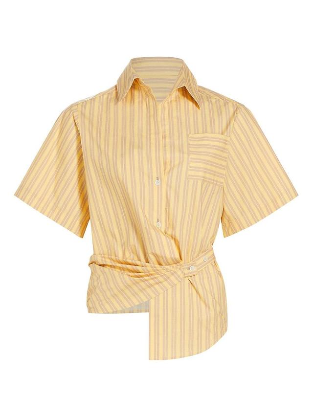 Womens Ivy Stripe Wrap Shirt Product Image