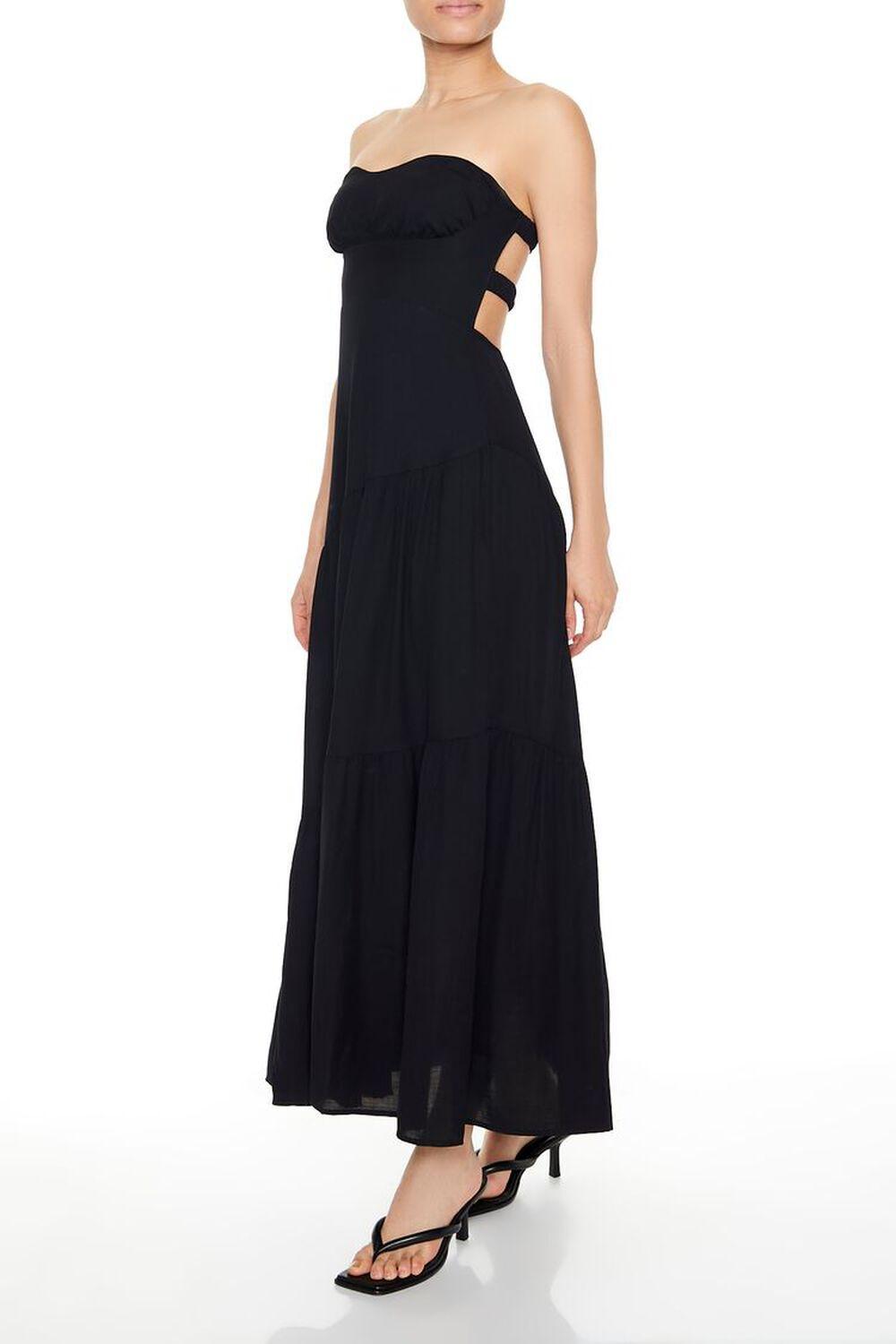 Strapless Asymmetrical Maxi Dress | Forever 21 Product Image