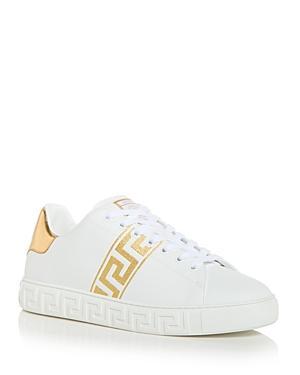 Mens La Greca Leather Low-Top Sneakers Product Image