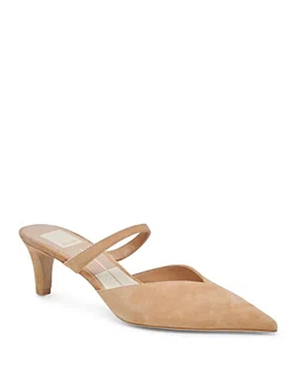 DOLCE VITA Kanika Kitten Heel Pump In Tan Suede Product Image