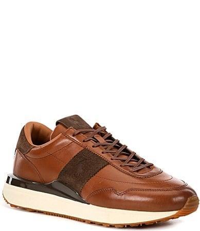 Polo Ralph Lauren Mens Train 89 Lace-Up Sneakers Product Image