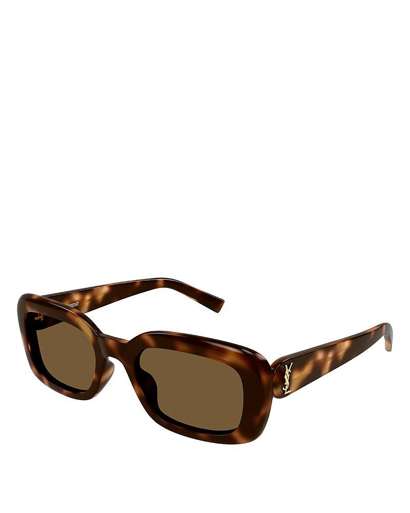 Saint Laurent Monogram Perle Rectangular Sunglasses, 53mm Product Image