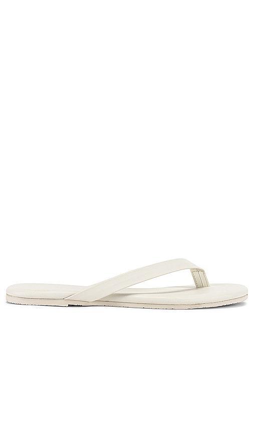 TKEES The Boyfriend Sandal in Cream. Size 10, 5, 6, 7. Product Image