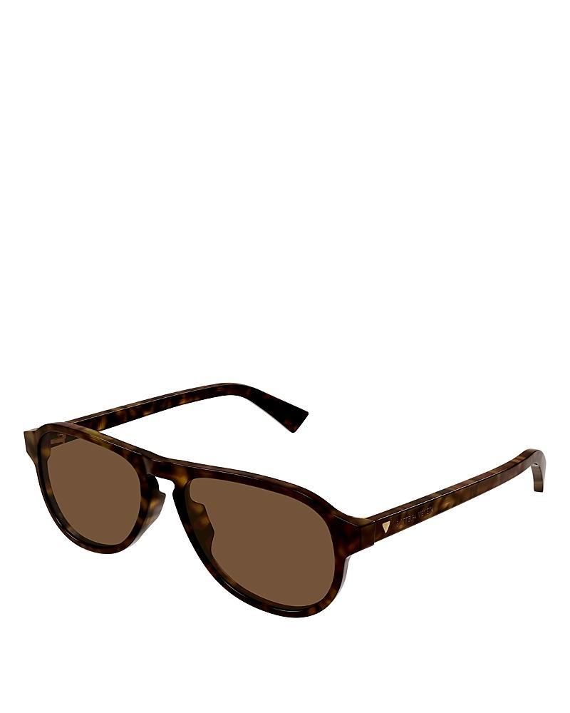 Men's Keyhole-Bridge Acetate Oval Sunglasses Product Image