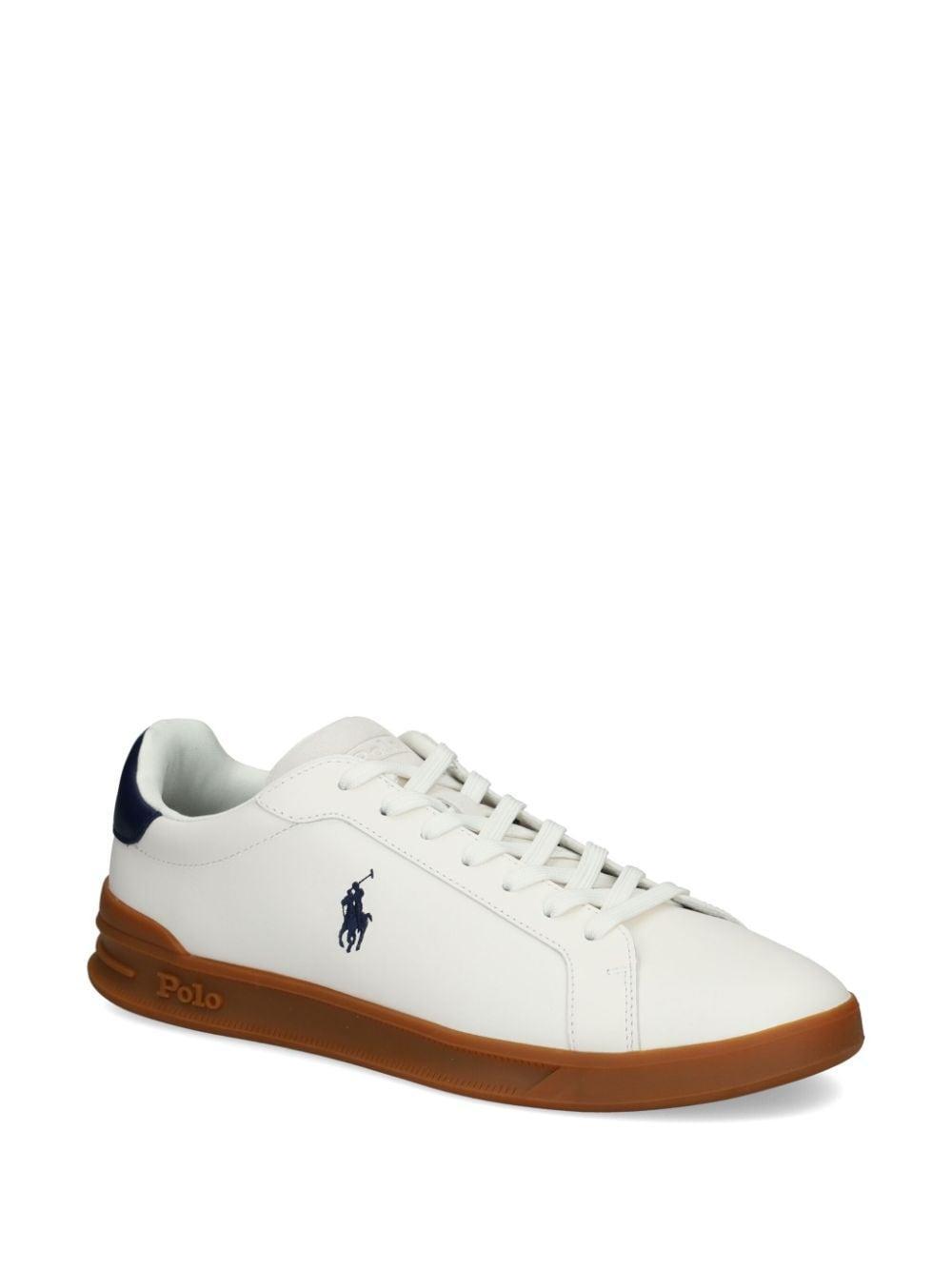 Leather Sneakers In White Product Image