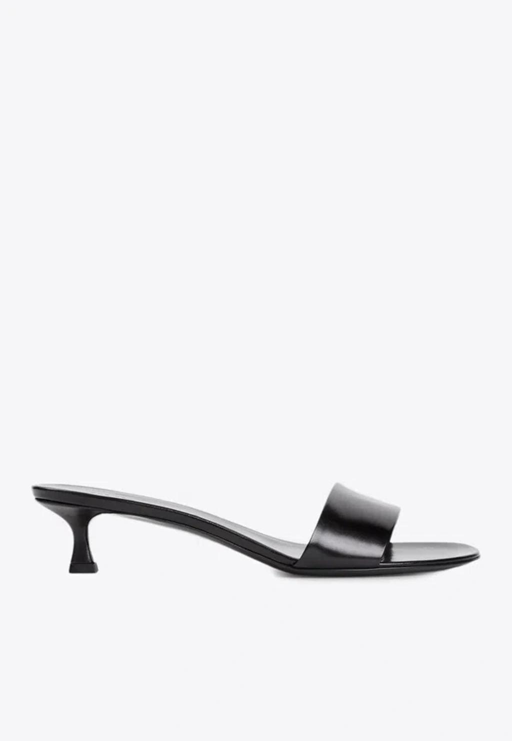 THE ROW Combo Kitten Pumps 40 In Blk Black Product Image