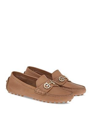 Ferragamo Womens Odilia Moc Toe Driver Loafers Product Image