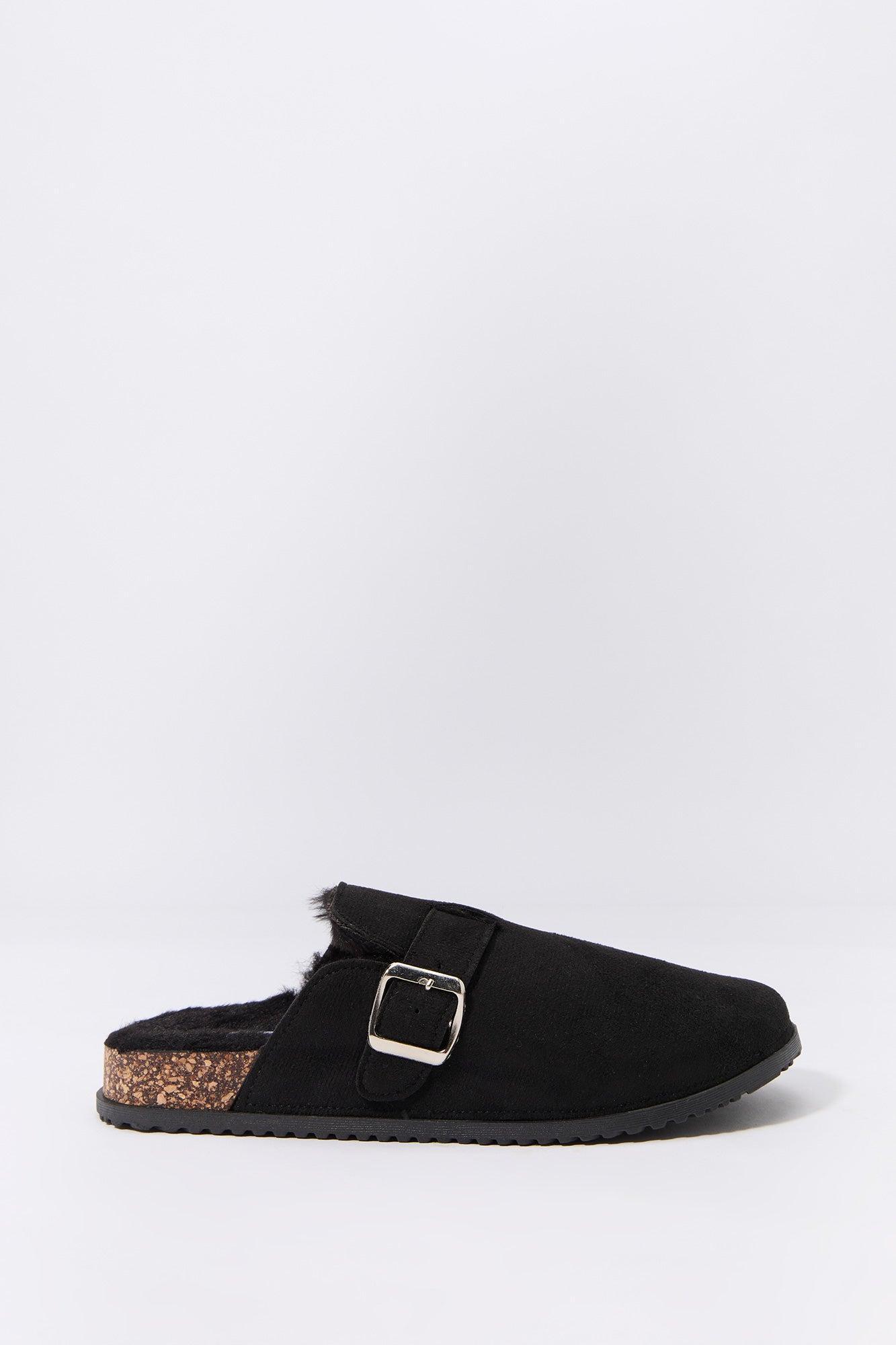 Faux Fur Lined Cork Slide Female Product Image