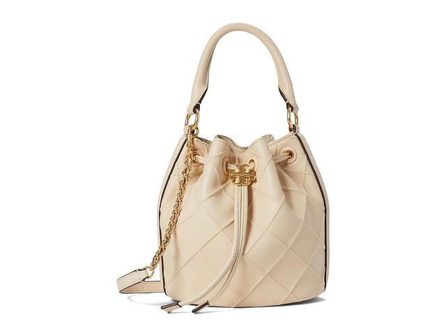 Tory Burch Small Fleming Soft Leather Bucket Bag Product Image