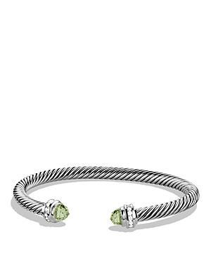 David Yurman Cable Classics Bracelet with Blue Topaz and Diamonds Product Image