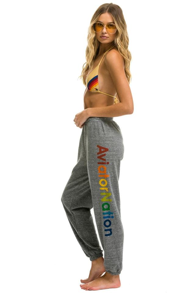 AVIATOR NATION SWEATPANTS - HEATHER GREY Female Product Image