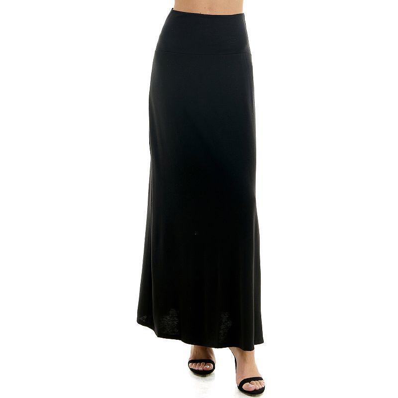 Juniors Lily White Knit Maxi Skirt, Womens Product Image