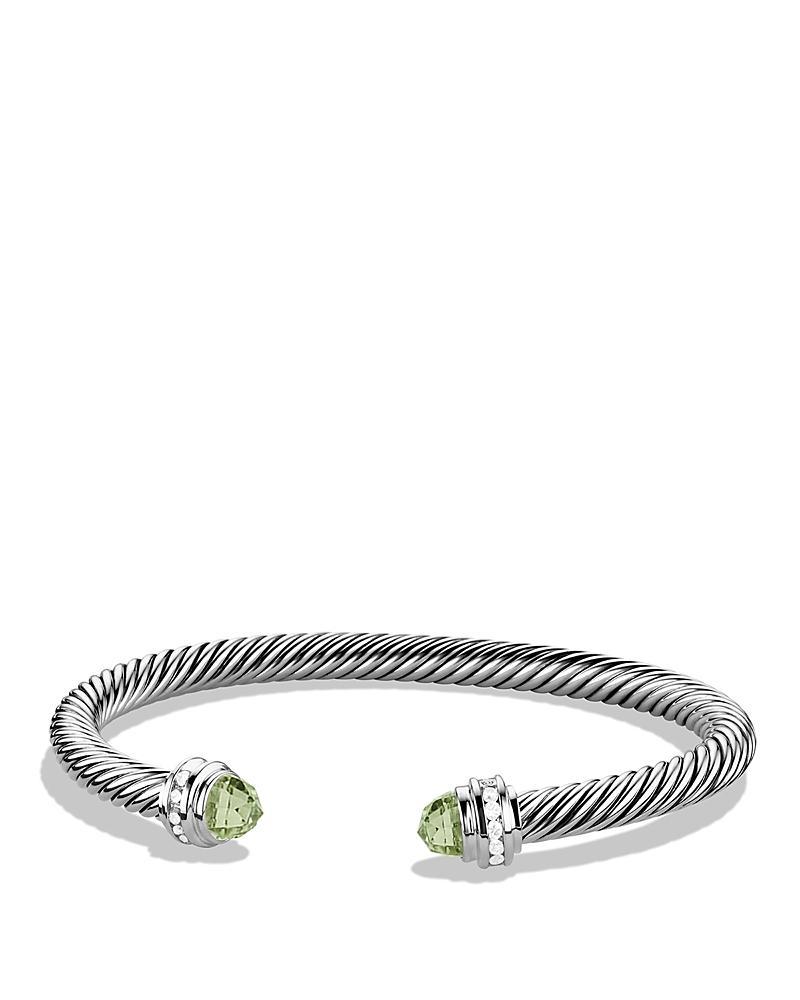 Womens Cable Classics Bracelet With Pearls & Diamonds Product Image