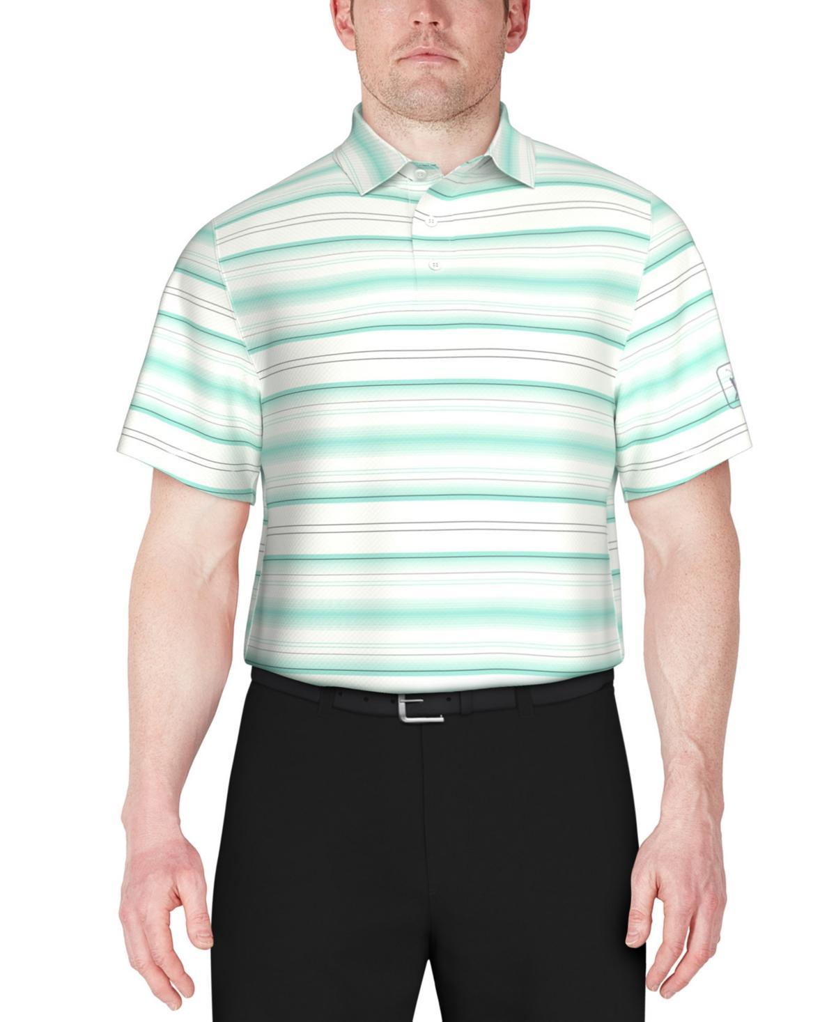 Pga Tour Mens Stretch-Performance Stripe Polo Shirt Product Image