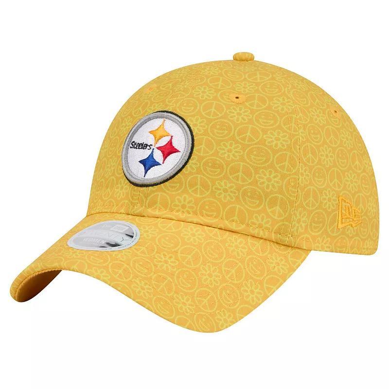 Womens New Era Pittsburgh Steelers Smiley 9TWENTY Adjustable Hat Product Image