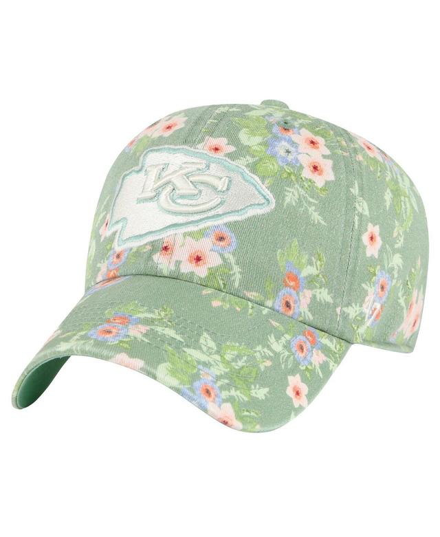 47 Brand Womens Green Kansas City Chiefs Meadow Garden Clean Up Adjustable Hat Product Image