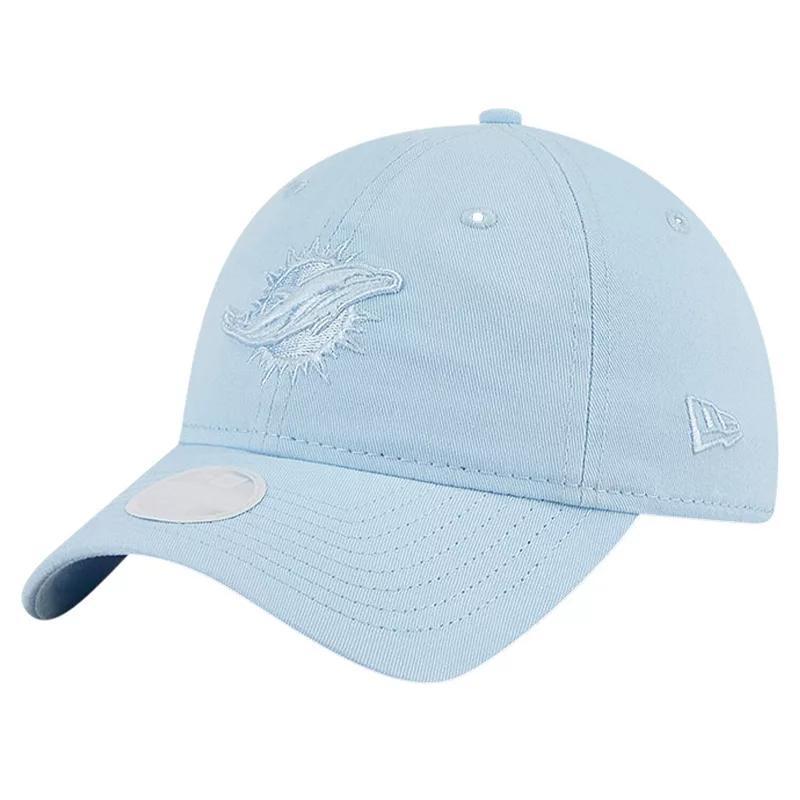 New Era Womens Light Blue Miami Dolphins Color Pack 9Twenty Adjustable Hat Product Image