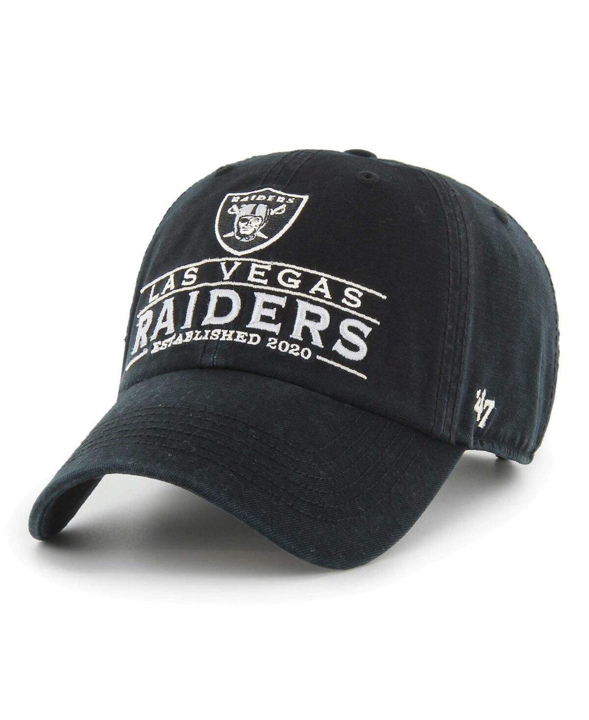 Mens 47 Black Las Vegas Raiders Vernon Clean UpAdjustable Hat Product Image