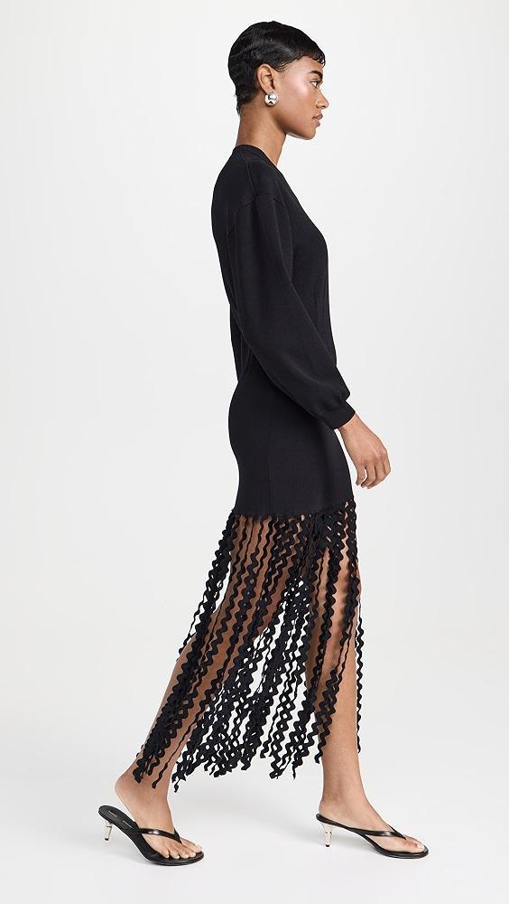 SIMONMILLER Wallis Knit Fringe Dress | Shopbop Product Image